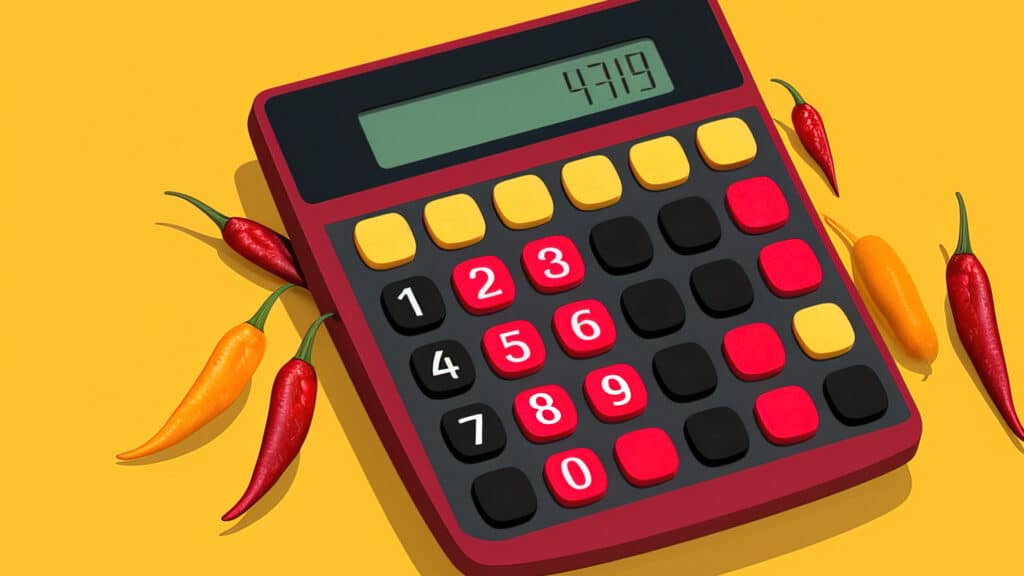 calculadora scoville SHU