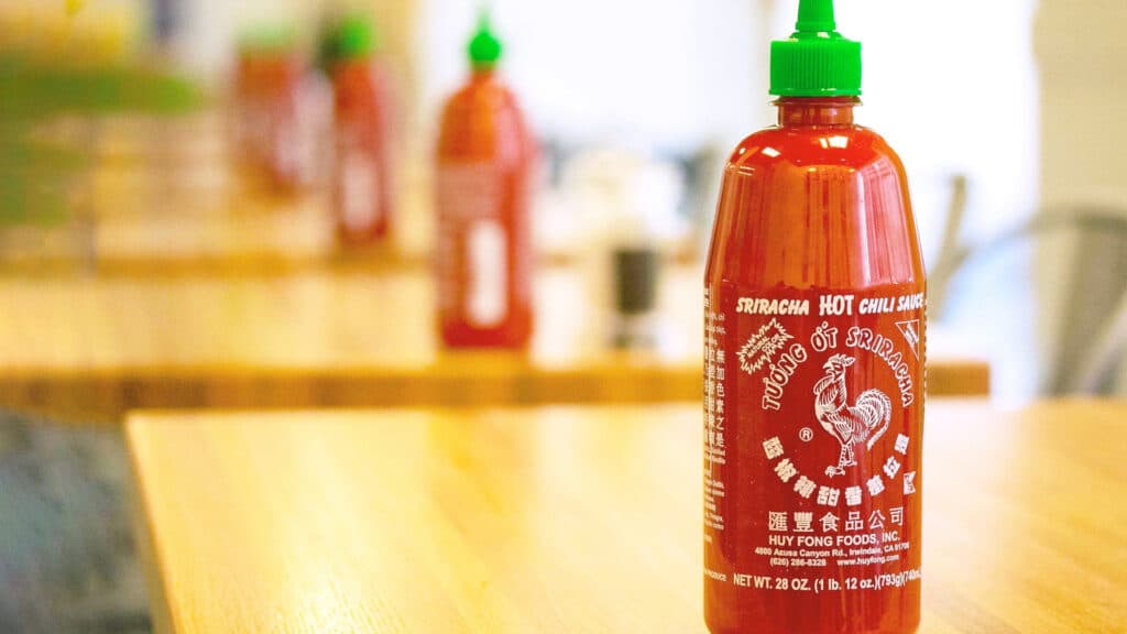salsa sriracha restaurante