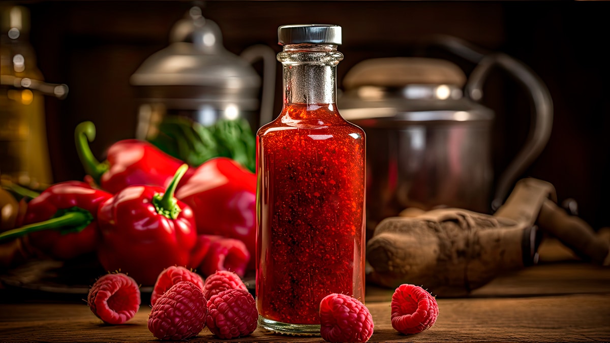 salsa scotch bonnet frambuesa